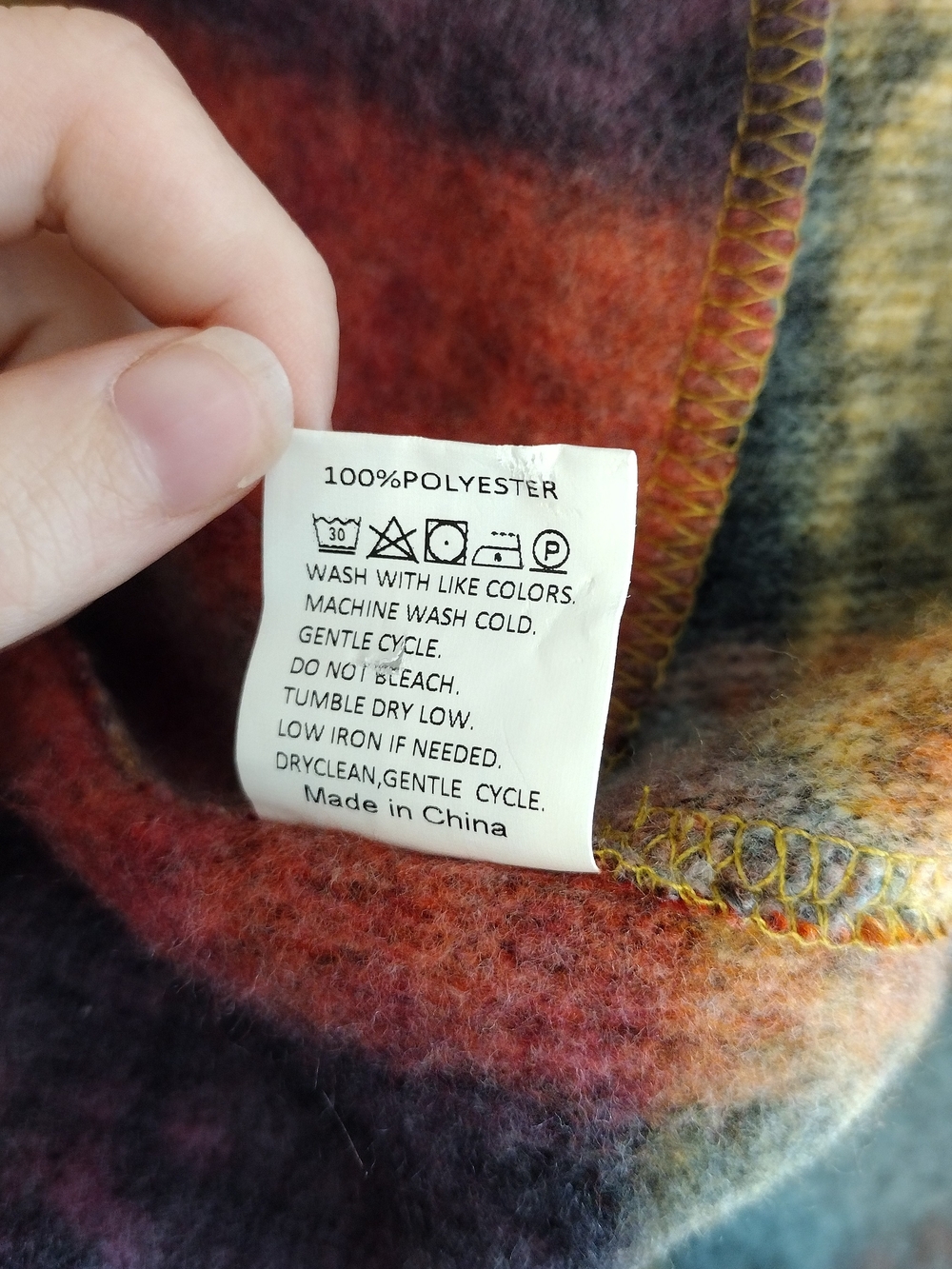 BiBi Multicolor Patchwork Hooded Cardigan - Picture 7 of 7